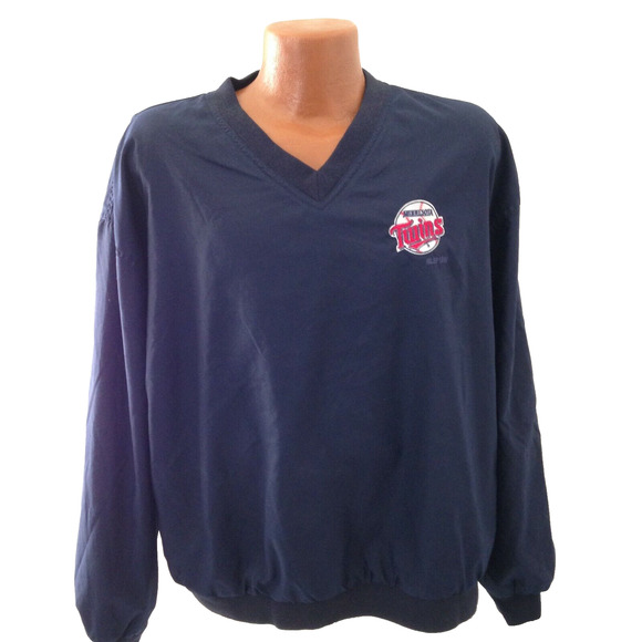 vintage 1999 Minnesota Twins Windbreaker Mens Large mlb baseball